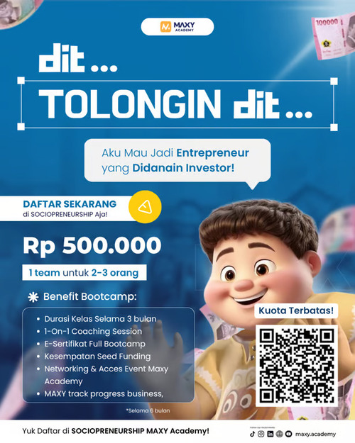 Foto MAXY Academy Luncurkan Program Sociopreneurship Dorong Anak Muda Bangun Bisnis yang Berdampak 1 – MAXY Academy Luncurkan Program Sociopreneurship, Dorong Anak Muda Bangun Bisnis yang Berdampak | JAKARTA | termobariknews.com