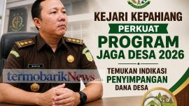 Kepala Kejaksaan Negeri Kepahiang saat melakukan pemantauan program desa di wilayah Kabupaten Kepahiang