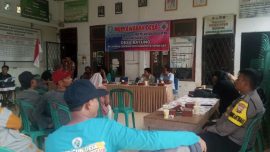 Musyawarah Desa Pra-Pelaksanaan Kegiatan APBDes Tahun Anggaran 2026 di Balai Desa Bayung, Kecamatan Seberang Musi, Kabupaten Kepahiang.