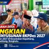 Musyawarah Desa Pelangkian membahas penyusunan RKPDes Tahun Anggaran 2027 di Kecamatan Kepahiang, Kabupaten Kepahiang, Bengkulu.