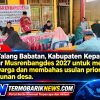 Musrenbangdes Desa Talang Babatan tahun perencanaan 2027 di Kecamatan Seberang Musi, Kabupaten Kepahiang, Bengkulu.